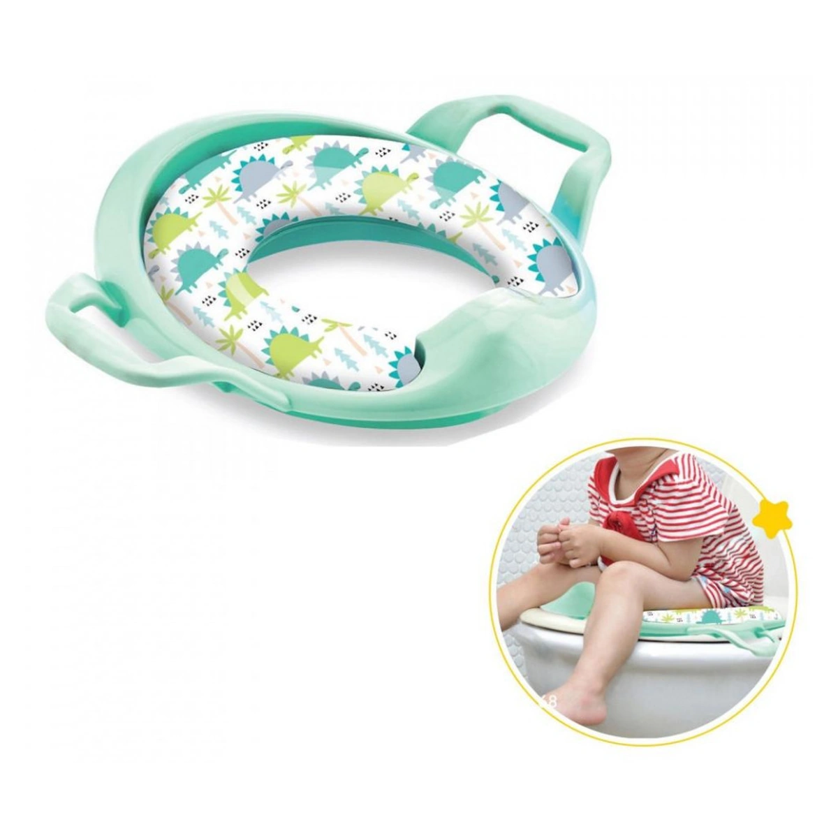 Reductor moale pentru toaleta Verde BabyJem [2]