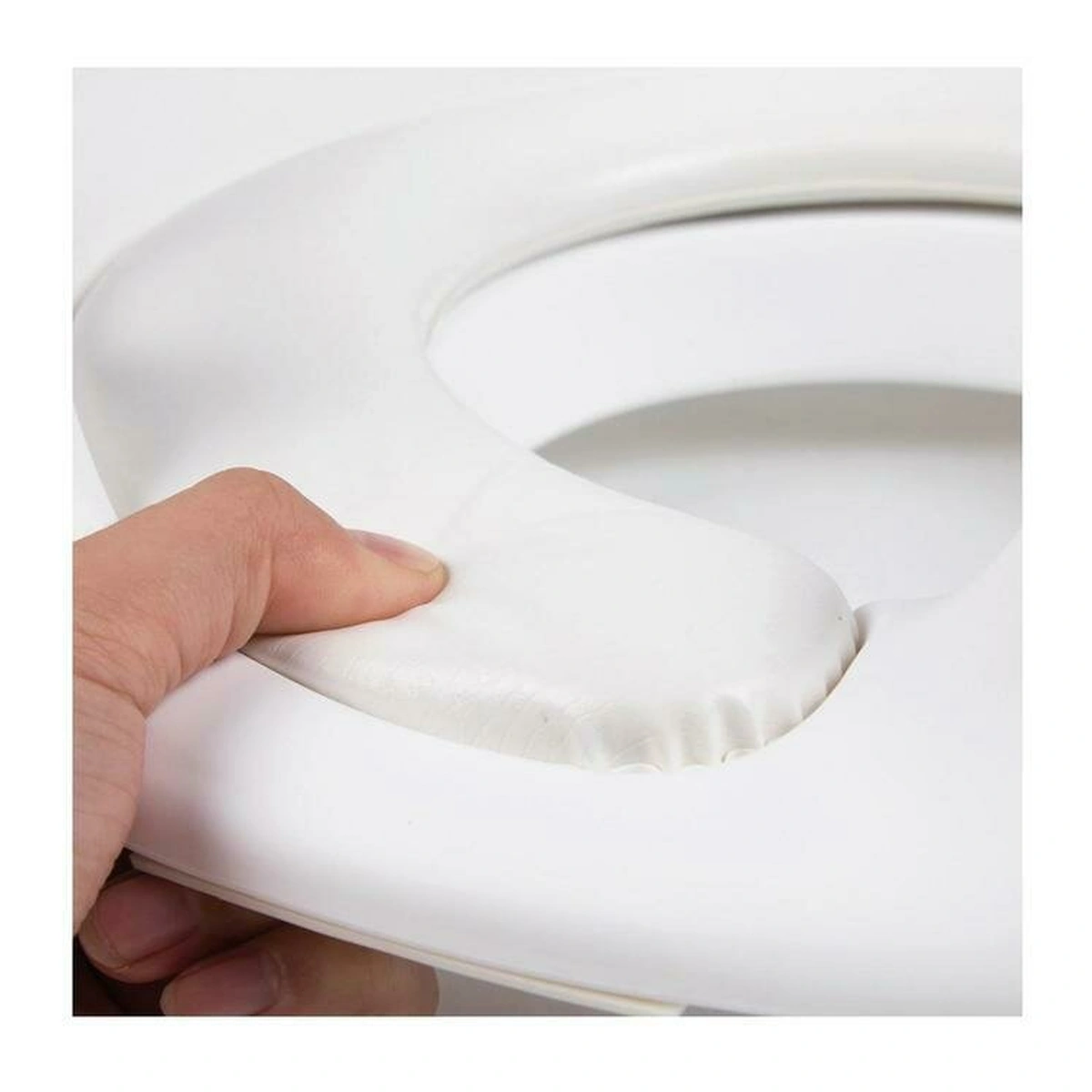 Reductor toaleta, FreeON, Cu perna confortabila si detasabila, Cu manere, 37x9,3x65,5 cm, White [4]