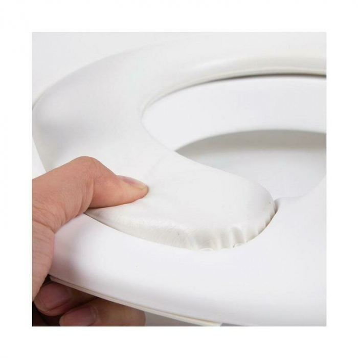 Reductor toaleta, FreeON, Cu perna confortabila si detasabila, Cu manere, 37x9,3x65,5 cm, White [4]