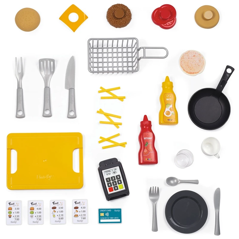 Restaurant pentru copii Smoby Food Corner negru [8]