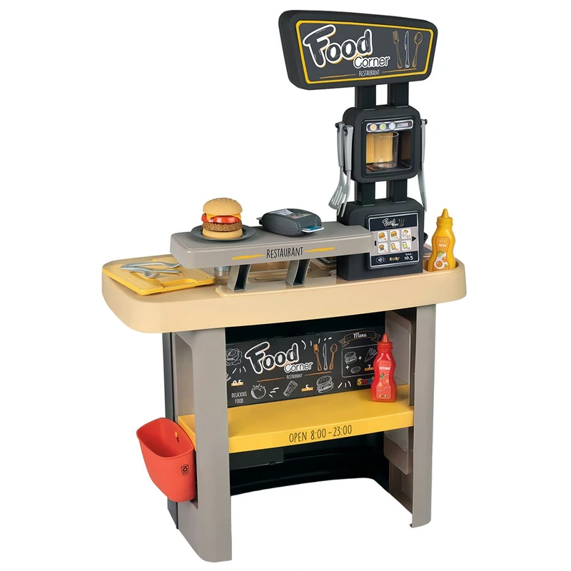 Restaurant pentru copii Smoby Food Corner negru [1]