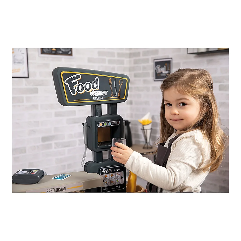 Restaurant pentru copii Smoby Food Corner negru [24]