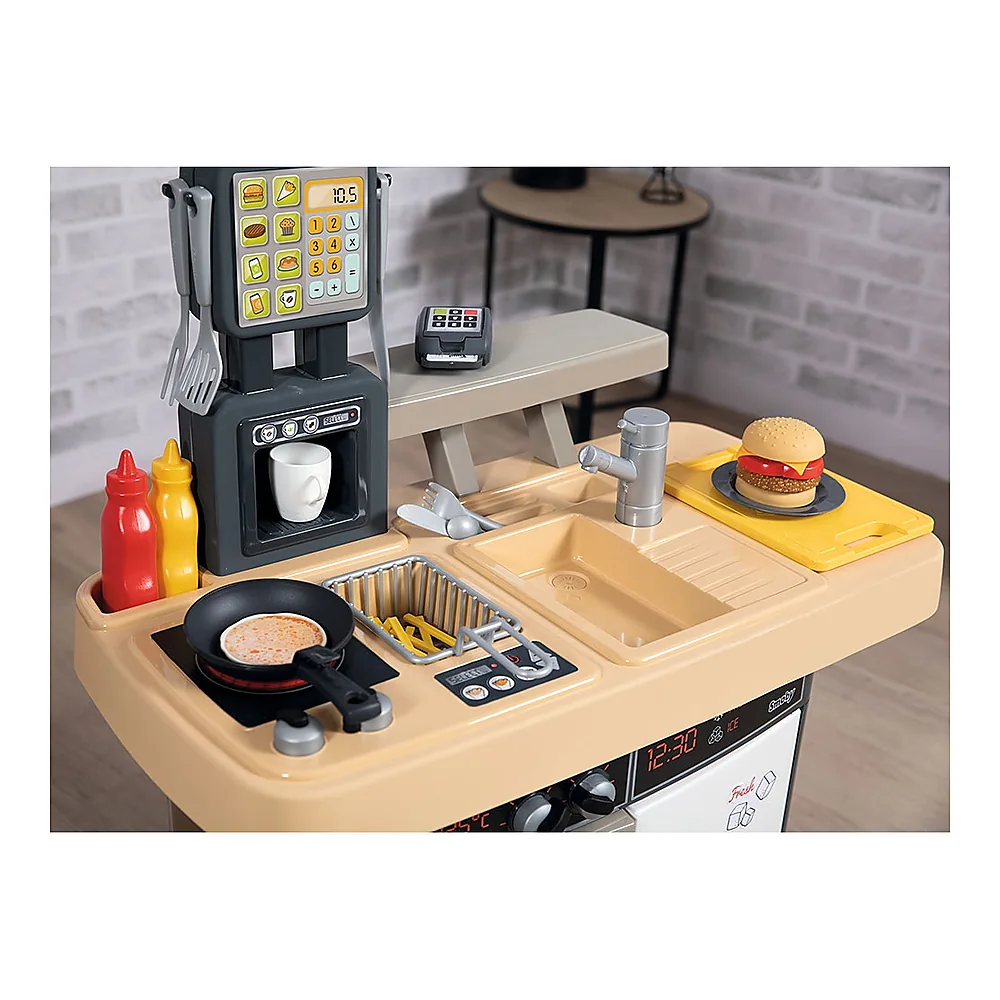 Restaurant pentru copii Smoby Food Corner negru [16]