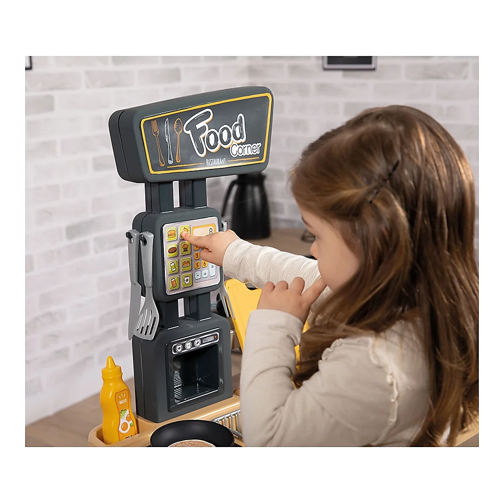 Restaurant pentru copii Smoby Food Corner negru [22]