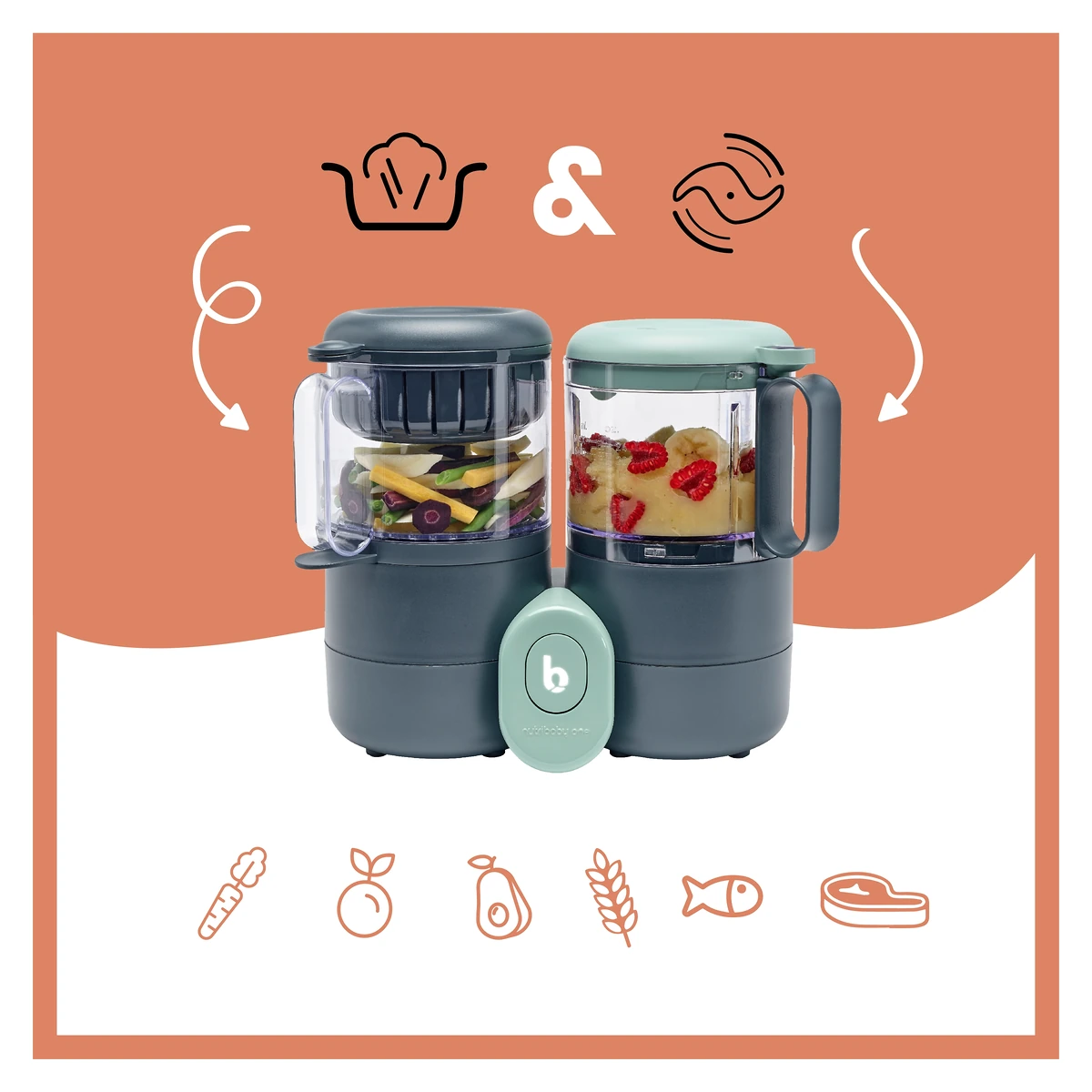 Robot multifunctional 4 in 1 Babymoov Nutribaby ONE [5]