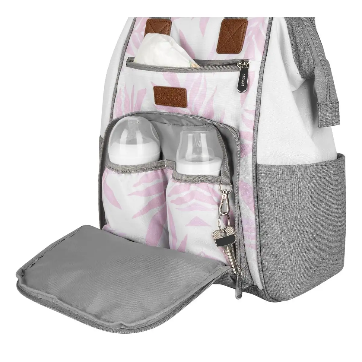 Rucsac multifunctional mamici Astrid, Skiddou, Keep pink, Roz [11]