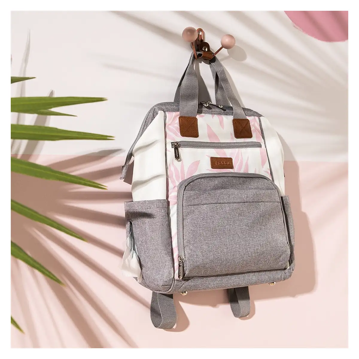 Rucsac multifunctional mamici Astrid, Skiddou, Keep pink, Roz [2]