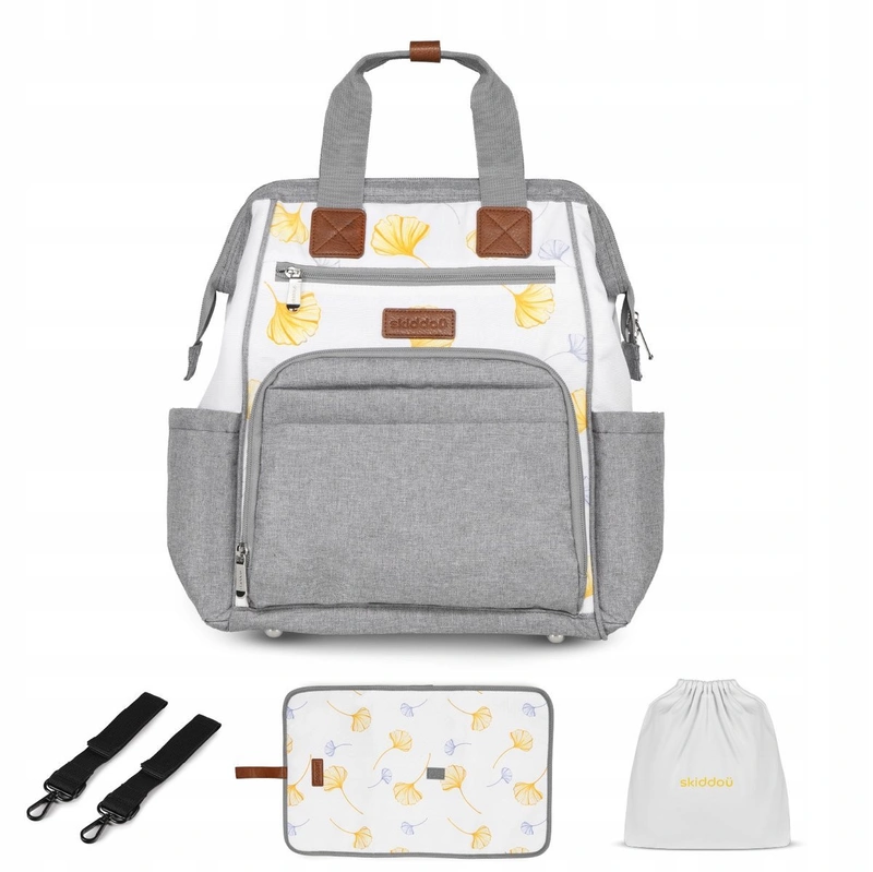 Rucsac multifunctional mamici Astrid, Skiddou, Vanilla delight, Galben [1]