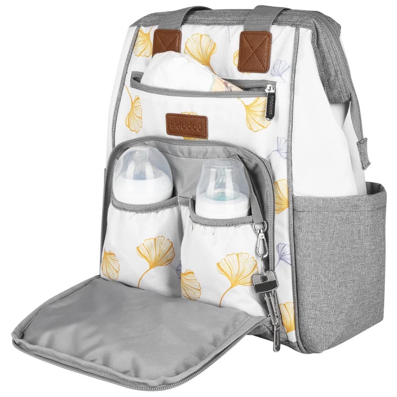 Rucsac multifunctional mamici Astrid, Skiddou, Vanilla delight, Galben [3]