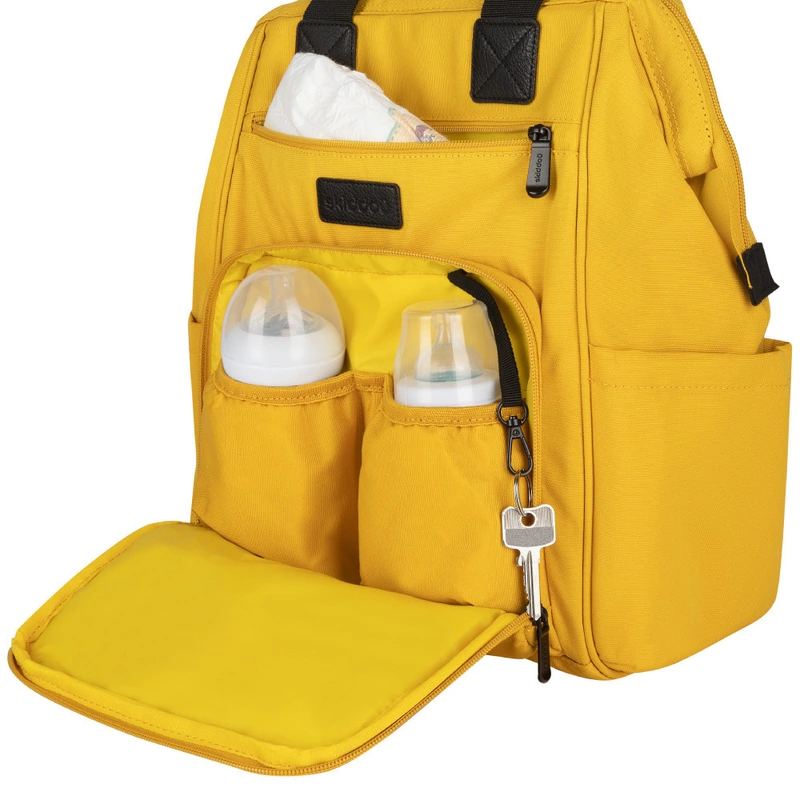 Rucsac multifunctional mamici Skiddou Astrid, Galben [3]