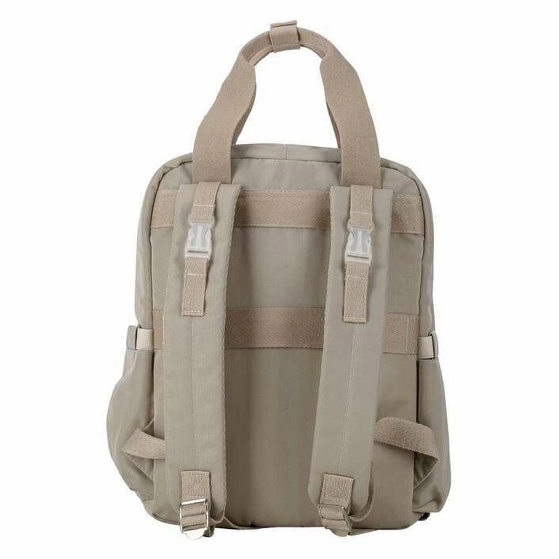 Rucsac pentru mamici, FreeON, Style, Impermeabil, prindere universala de carucior, 28x28x12 cm, Grey/Beige [4]