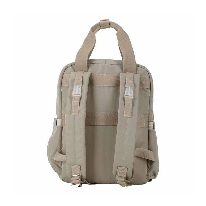 Rucsac pentru mamici, FreeON, Style, Impermeabil, prindere universala de carucior, 28x28x12 cm, Grey/Beige [4]