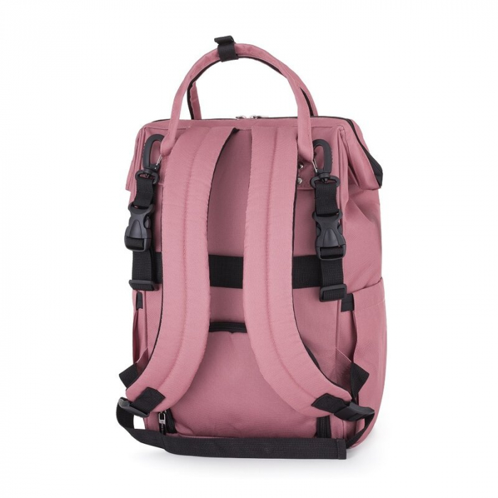 Rucsac pentru mamici, Petite&Mars, Jack, 30 x 42 x 15 cm, Dusty Rose [7]