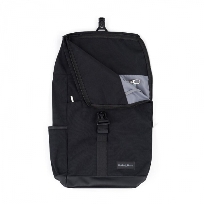Rucsac pentru mamici, Petite&Mars, Jakob, 30 x 46 x 15 cm, Absolute Black [7]