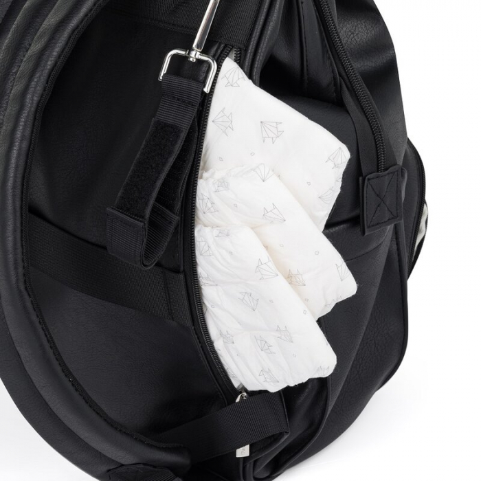 Rucsac pentru mamici, Petite&Mars, Jasper, 27 x 41 x 14 cm, Absolute Black [10]