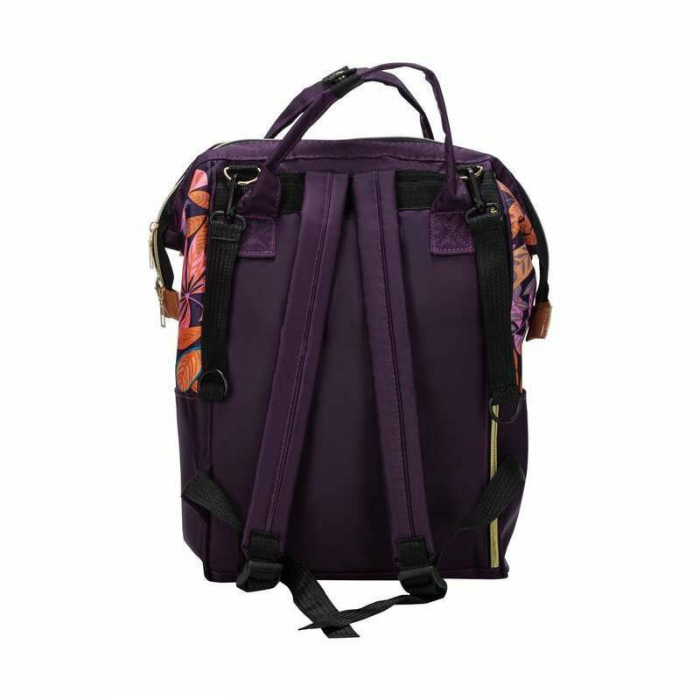 Rucsac pentru mamici, Simply, Cu multiple compartimente, FreeON, 25 x 16 x 40 cm, Black [6]