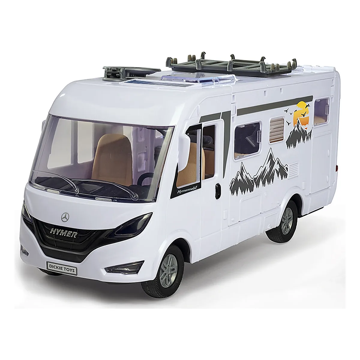 Rulota Dickie Toys Camper Hymer Camping Van Class B cu figurina si accesorii 3 ani + [3]