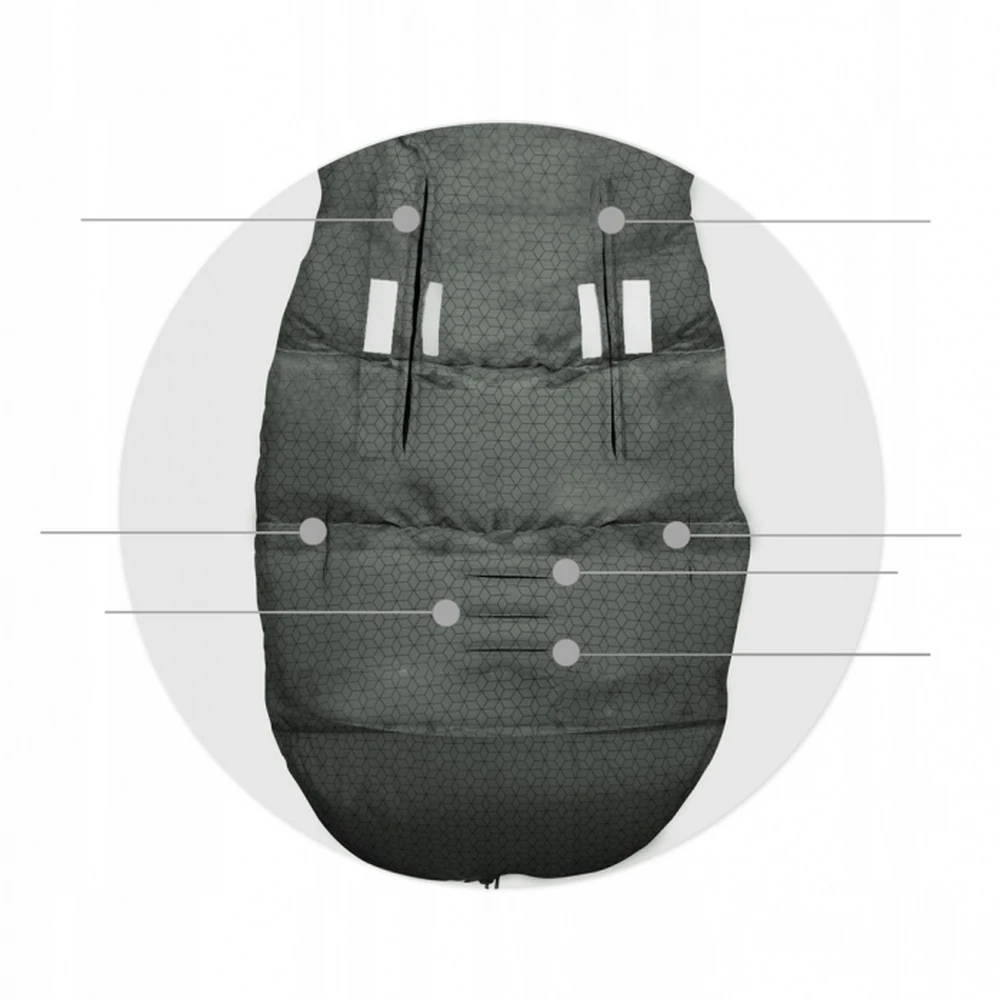 Sac de dormit 95 x 48 cm Ricokids Elmi - Grafit [6]