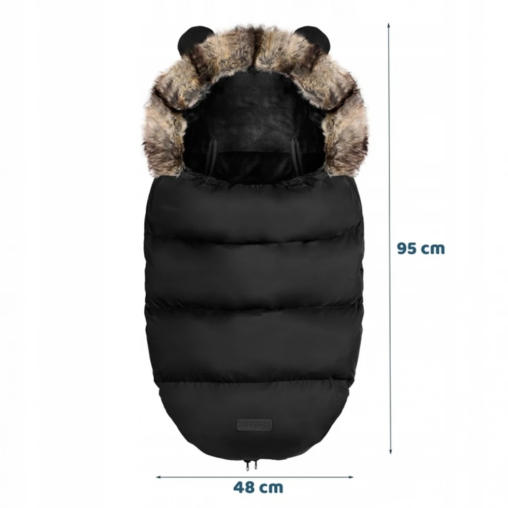 Sac de iarna 95 x 48 cm Ricokids Elmi - Negru [7]
