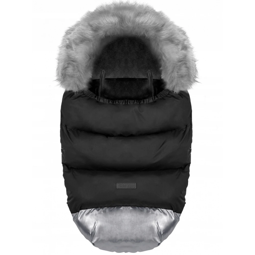 Sac de iarna 95 x 48 cm Ricokids Elmi - Negru cu argintiu [1]