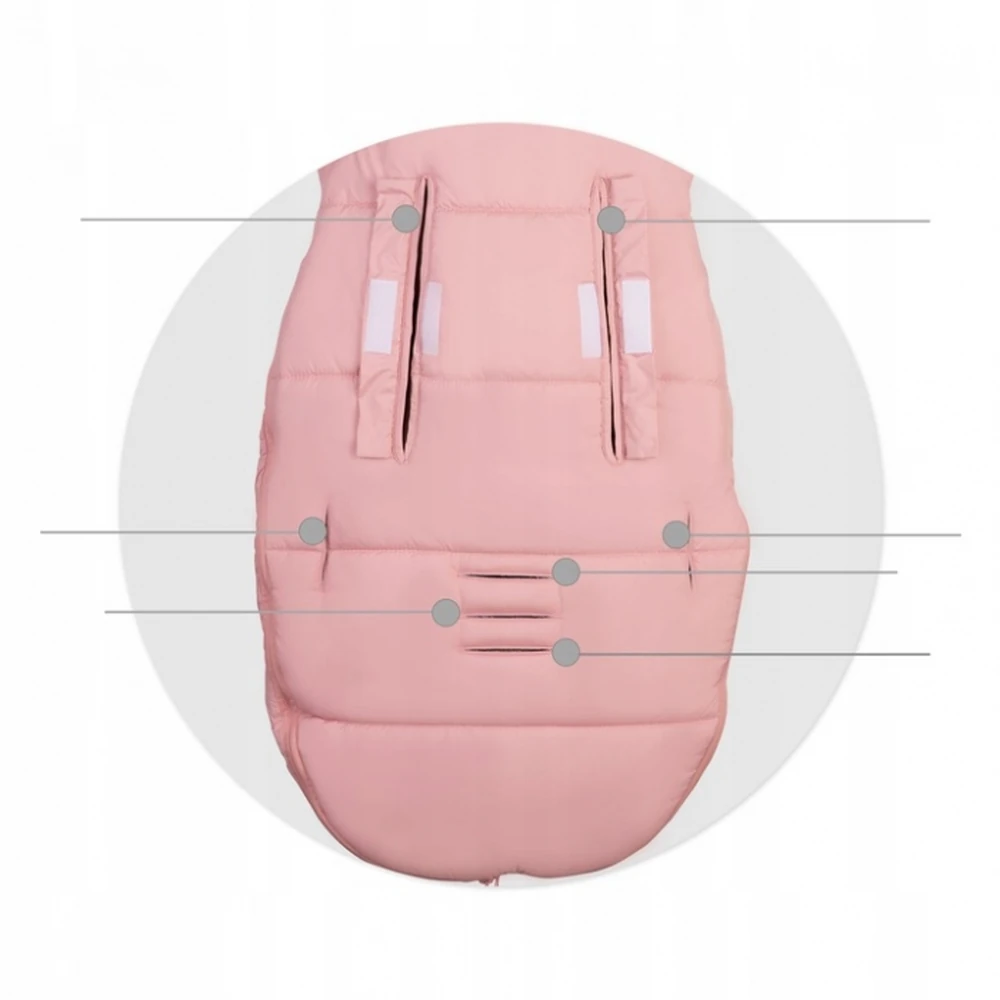 Sac de iarna 95 x 48 cm Ricokids Elmi - Roz [6]