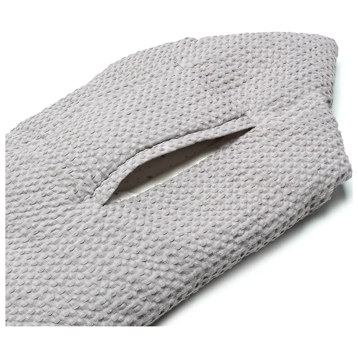 Sac de iarna cu gluga, Jane, Mims Plus, Pentru carucior si scoica auto, 88 x 43 cm, Inchidere cu nasturi si fermoar, [3]