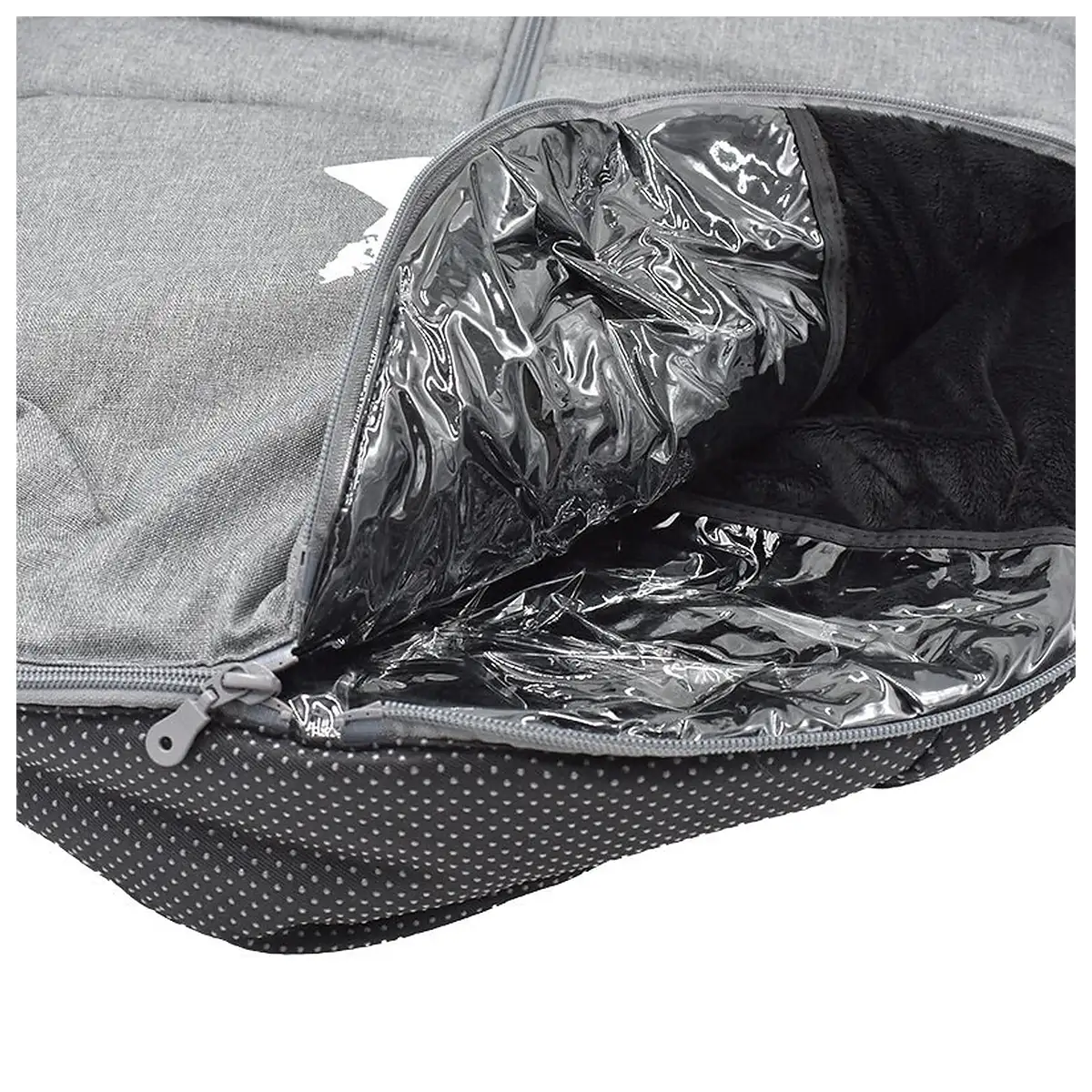 Sac de iarna, Jane, Nest, Pentru carucior, Universal, 95 x 46 cm, Material interior din fleece, Shadow [5]
