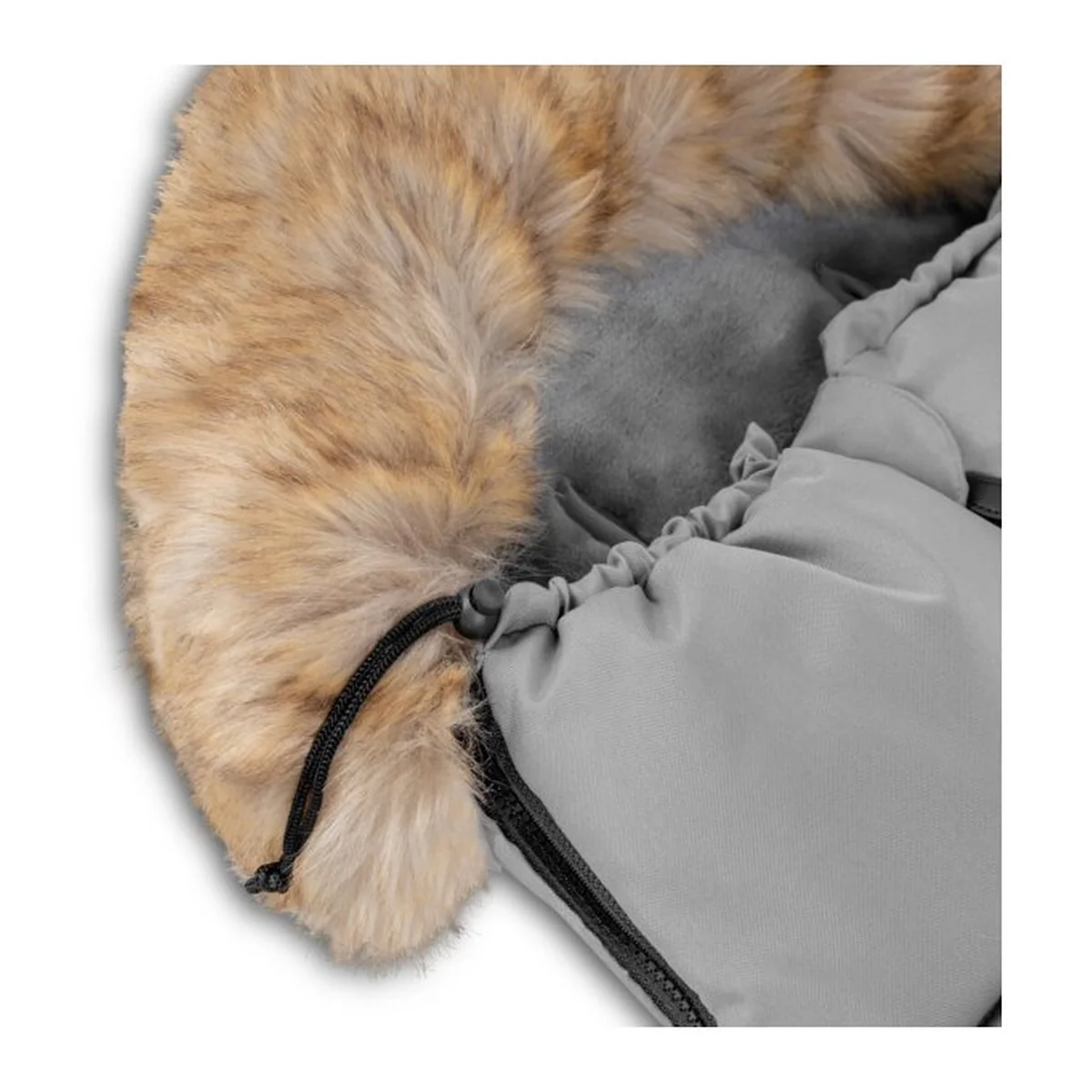 Sac de iarna, Lionelo, Frode, Pentru carucior, 90x45 cm, Impermeabil, Universal, Gri [12]