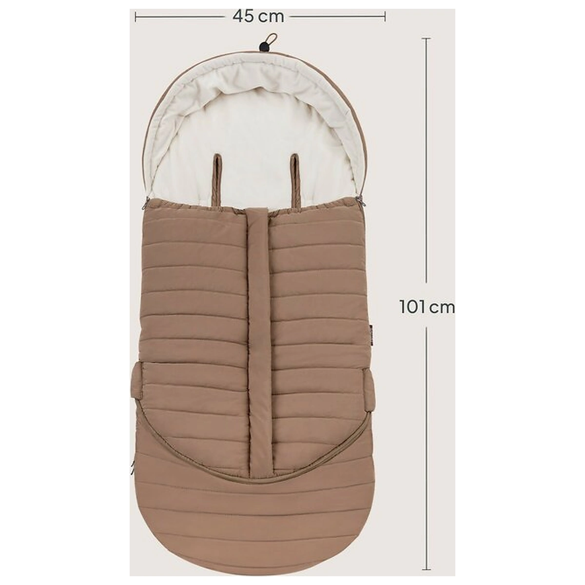 Sac de iarna, Lionelo, Oli, Pentru carucior, landou sau scaun auto, 101x45 cm, Impermeabil, Rezistent pana la -20 [17]