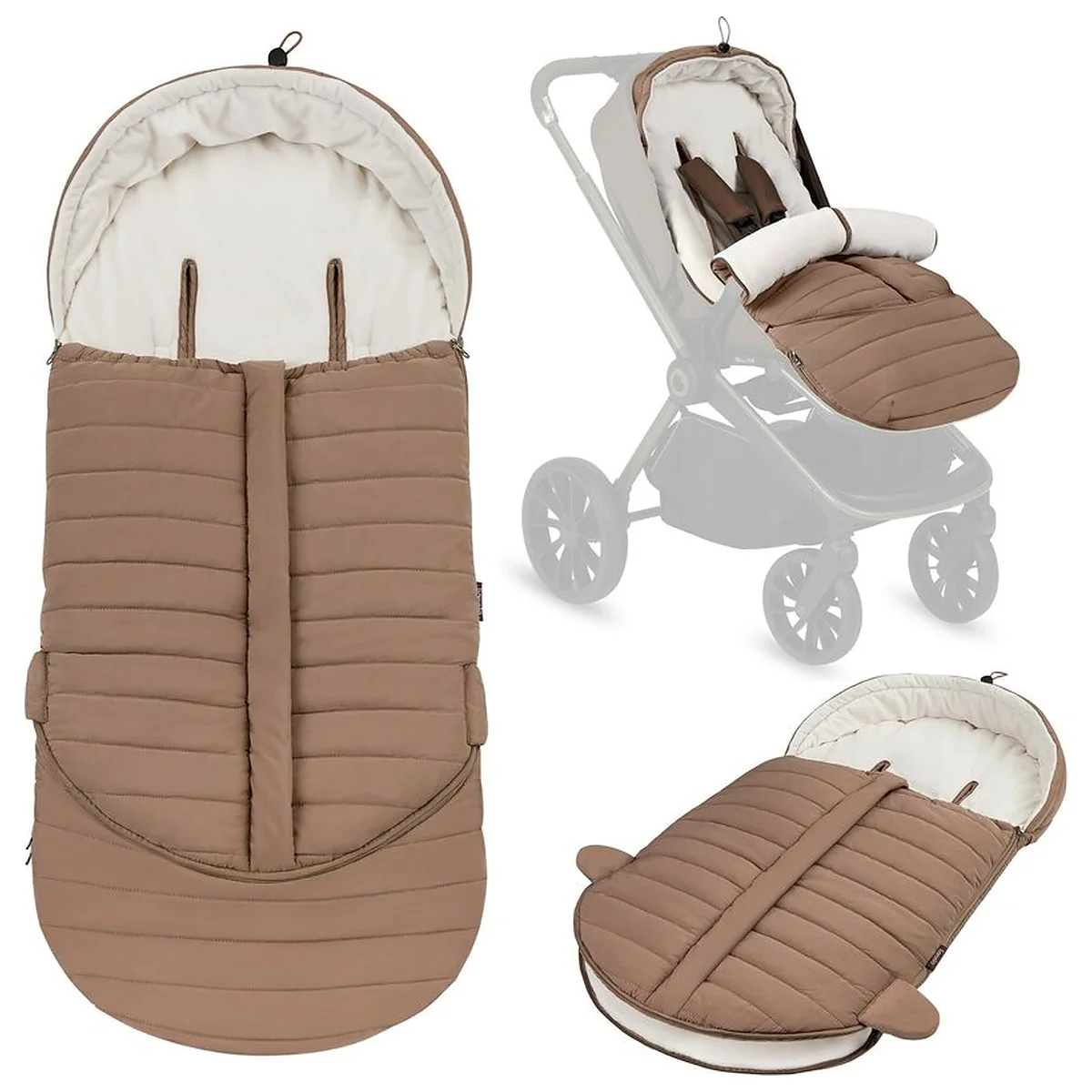 Sac de iarna, Lionelo, Oli, Pentru carucior, landou sau scaun auto, 101x45 cm, Impermeabil, Rezistent pana la -20 [3]