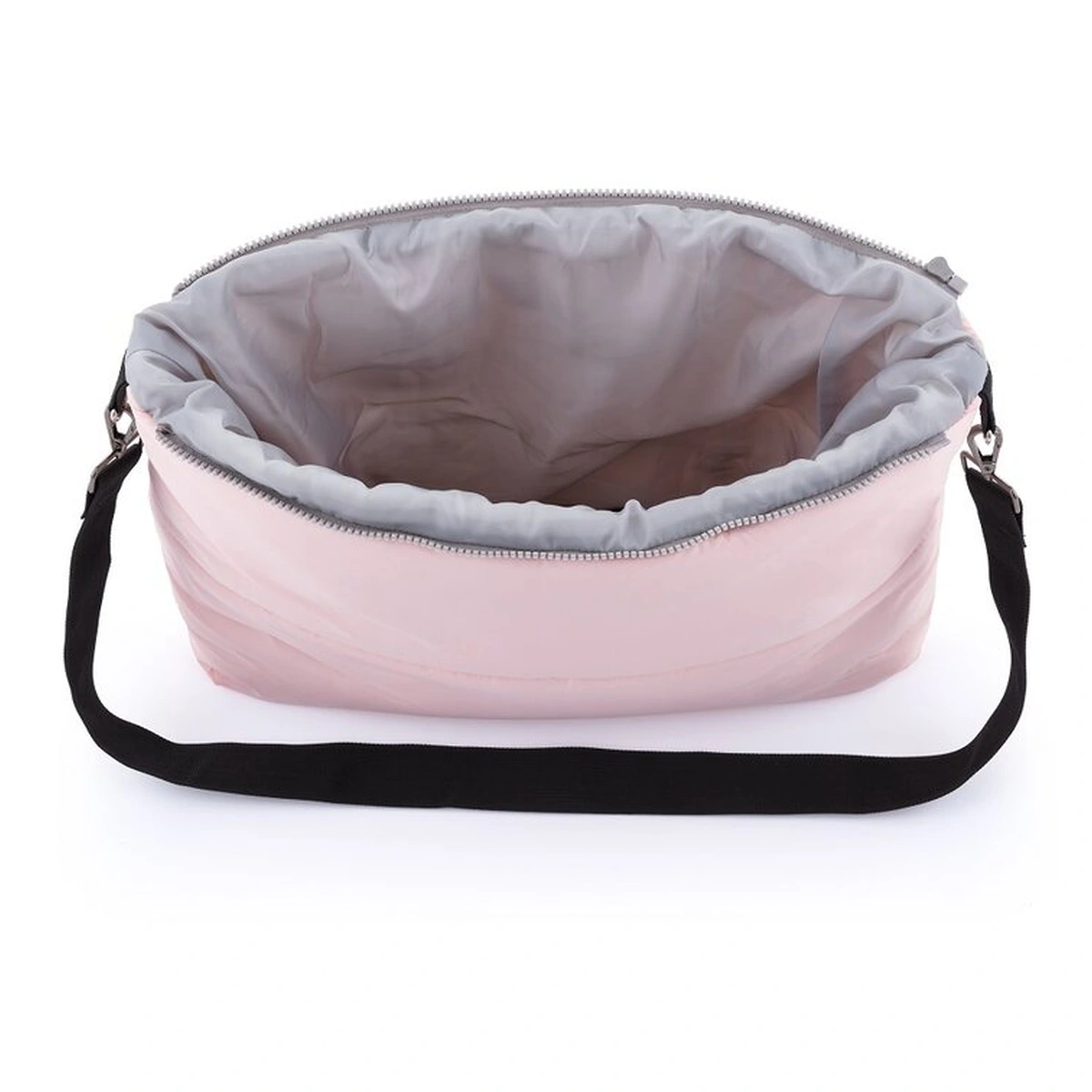 Sac de iarna, Multifunctional, Poate fi utilizat ca geanta prin desfacerea fermoarului, Atasabil la carucior, Lana, 110 cm, 0-3 ani, Roz [4]