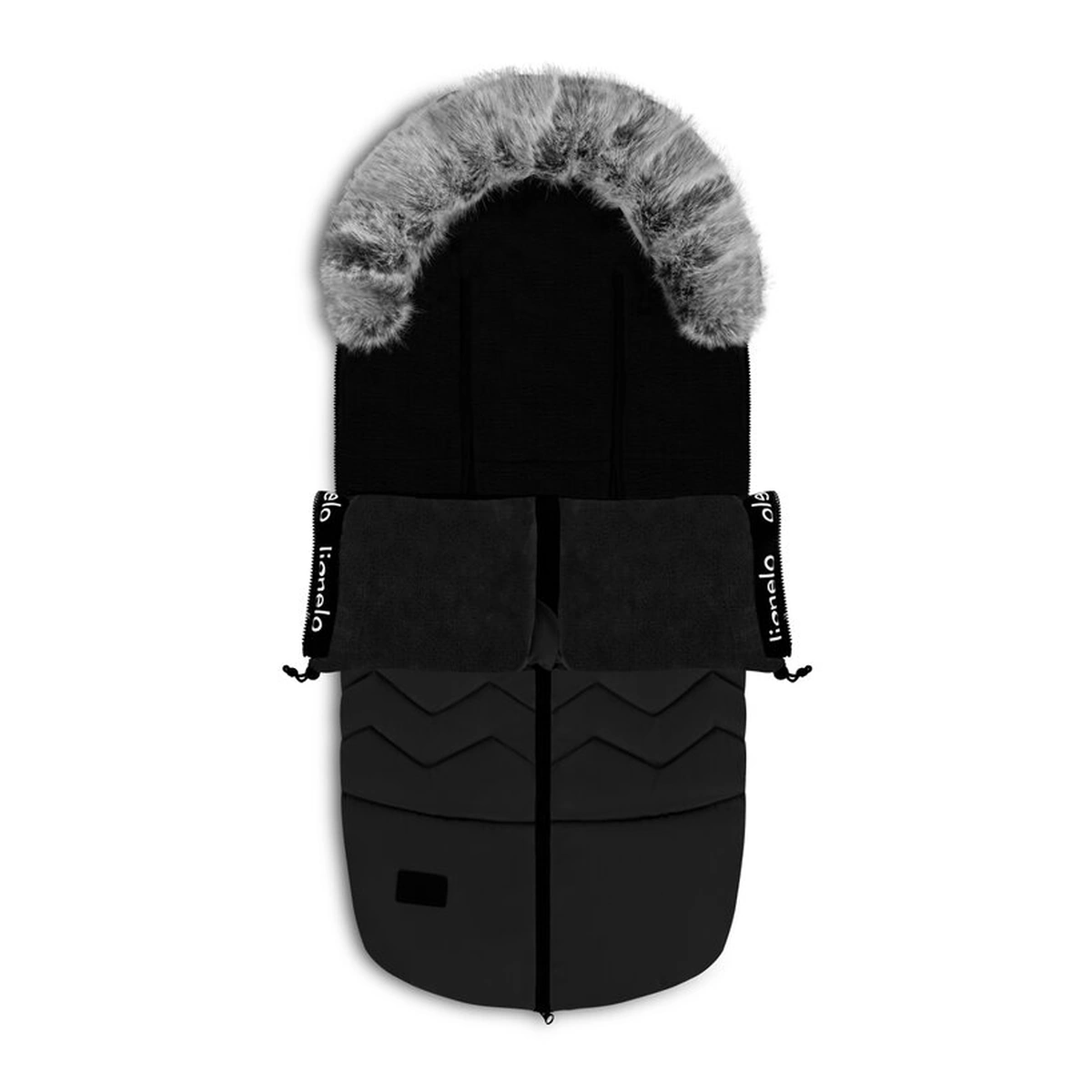 Sac de iarna pentru carucior Frode, 90x45 cm, Impermeabil, Universal, Negru [7]