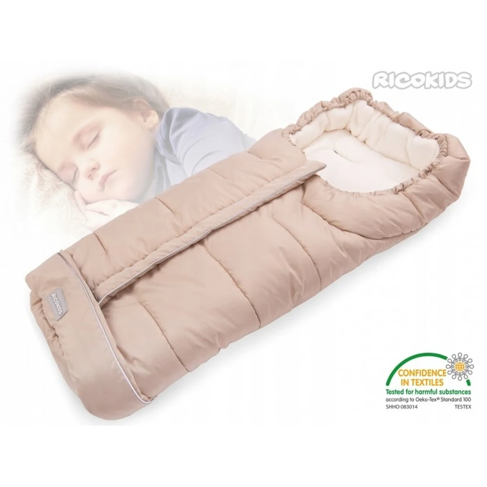 Sac de iarna Ricokids Drimi, 96x45 cm - Bej [1]