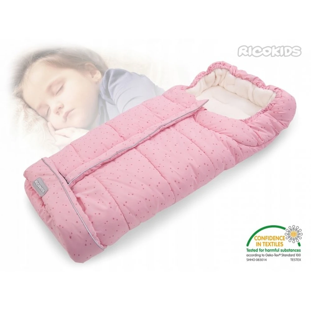 Sac de iarna Ricokids Drimi, 96x45 cm - Roz [1]