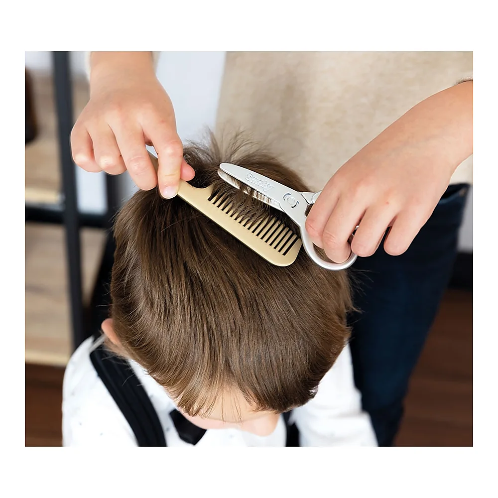 Salon coafura pentru copii Smoby Barber Shop, Barber and Cut negru [10]