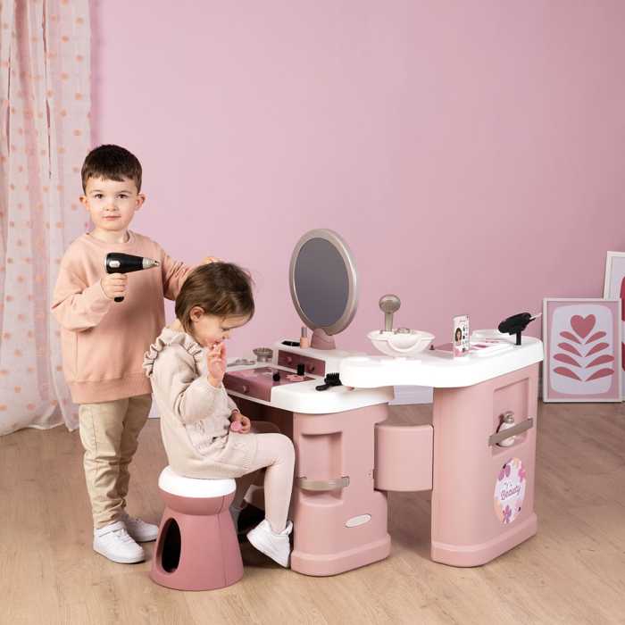 Salon de infrumusetare Smoby My Beauty Center roz cu 26 accesorii 3 ani + [3]