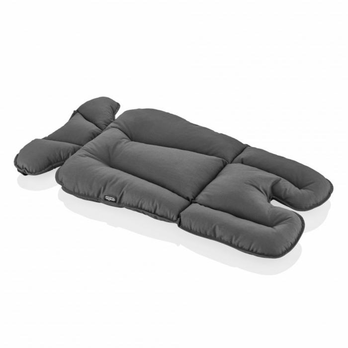 Saltea cu doua fete pentru carucior si scaun de masa Dots BabyJem [3]