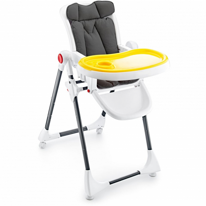 Saltea cu doua fete pentru carucior si scaun de masa Dots BabyJem [2]
