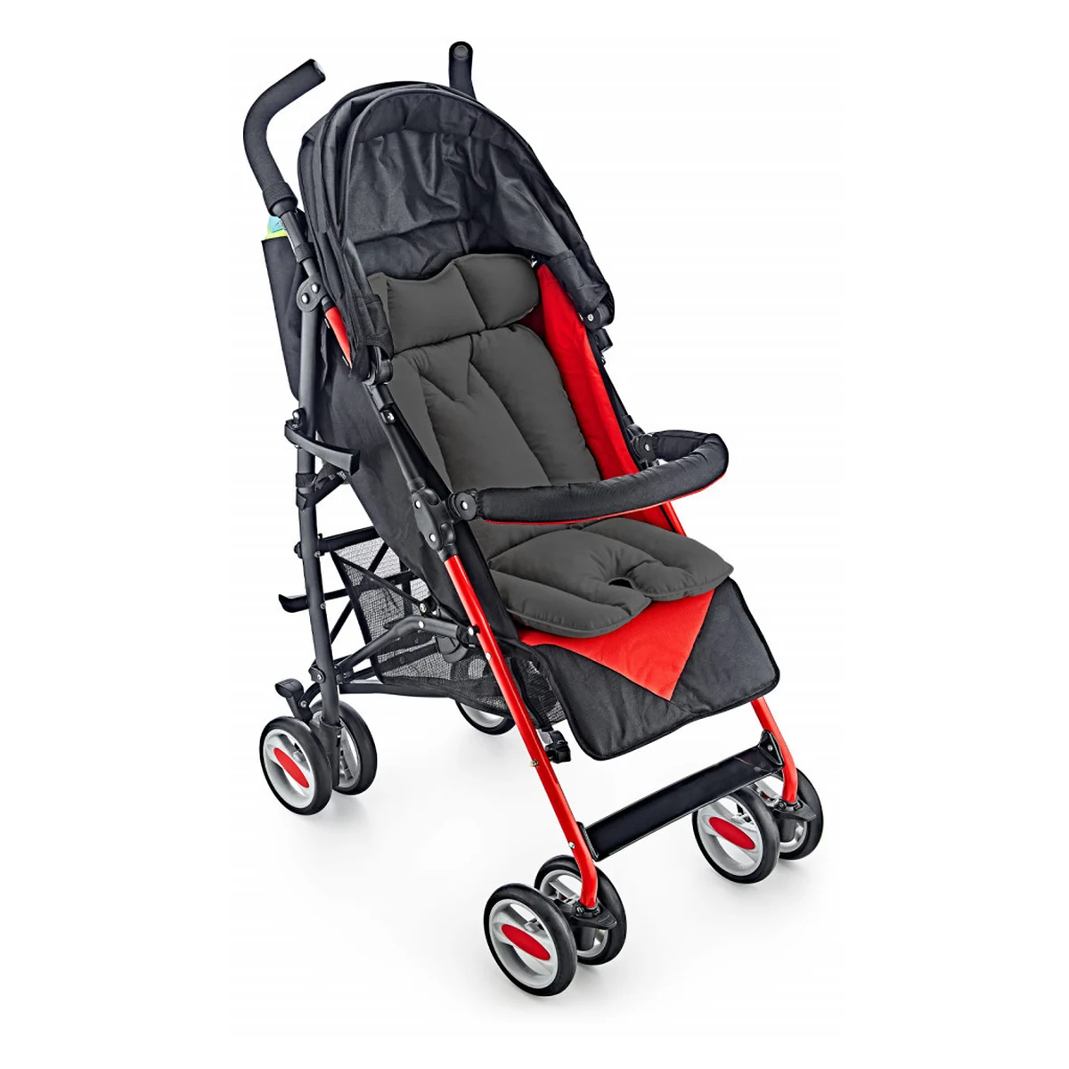 Saltea cu doua fete pentru carucior si scaun de masa Dots BabyJem [3]