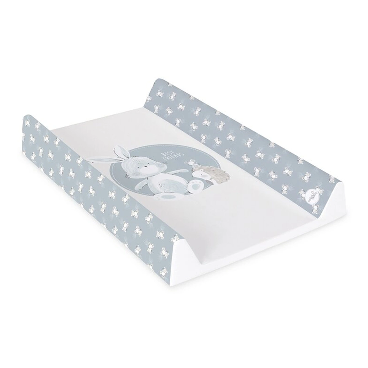 Saltea de infasat, Ceba Baby, Basic, 50x70 cm, Atasabila la patut, Fara BPA, 0 luni+, Friends [2]