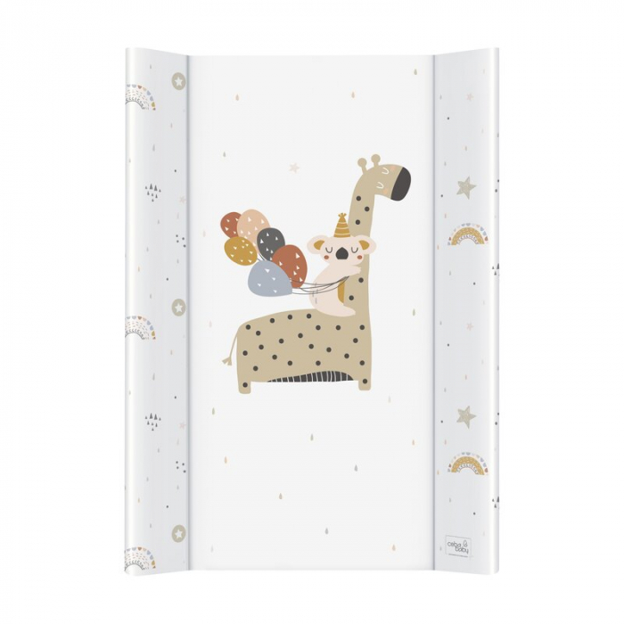 Saltea de infasat, Ceba Baby, Confort, 50x70 cm, Atasabila la patut, Fara BPA, 0 luni+, Giraffe [1]