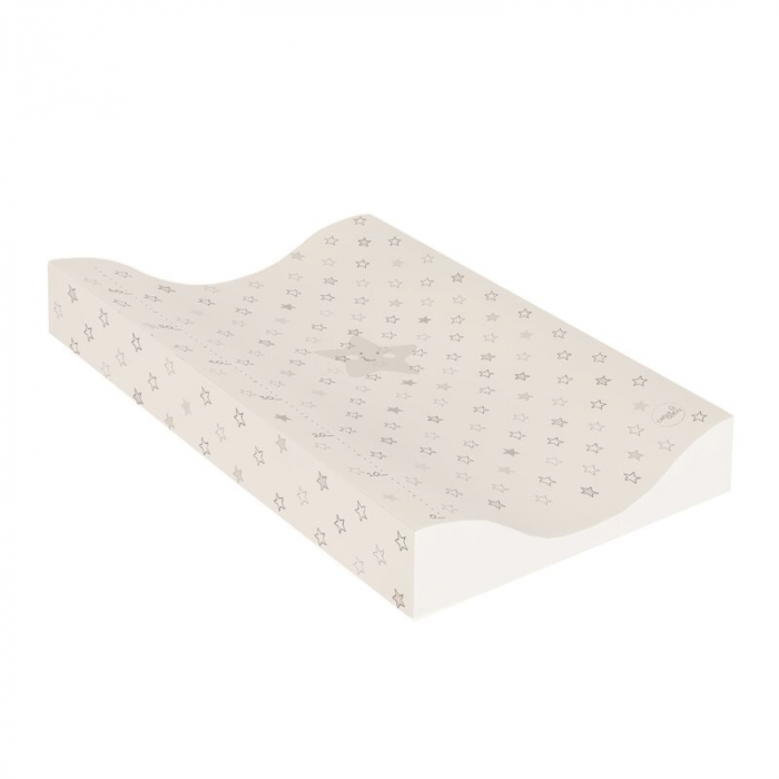 Saltea de infasat, Ceba Baby, Cosy, Moale, Cu taliometru, 50 x 70 cm, 0-12 luni, Beige Stars [2]