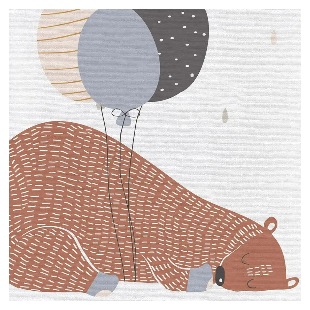 Saltea de infasat, Ceba Baby, Moale, Fara ftalati, 70 x 50 cm, Bear [2]