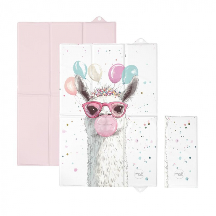 Saltea de infasat, Ceba Baby, Pliabila, 60 x 40 cm, Crazy Lama [2]