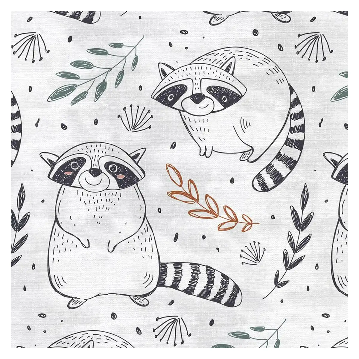 Saltea de infasat, Ceba Baby, Pliabila, 60 x 40 cm, Raccoon [2]