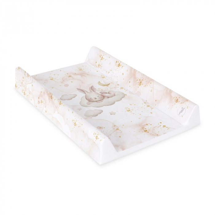 Saltea de infasat, Ceba Baby, Ultra Light, 50x70 cm, Atasabila la patut, Fara BPA, 0 luni+, Sleepy Bunny [2]