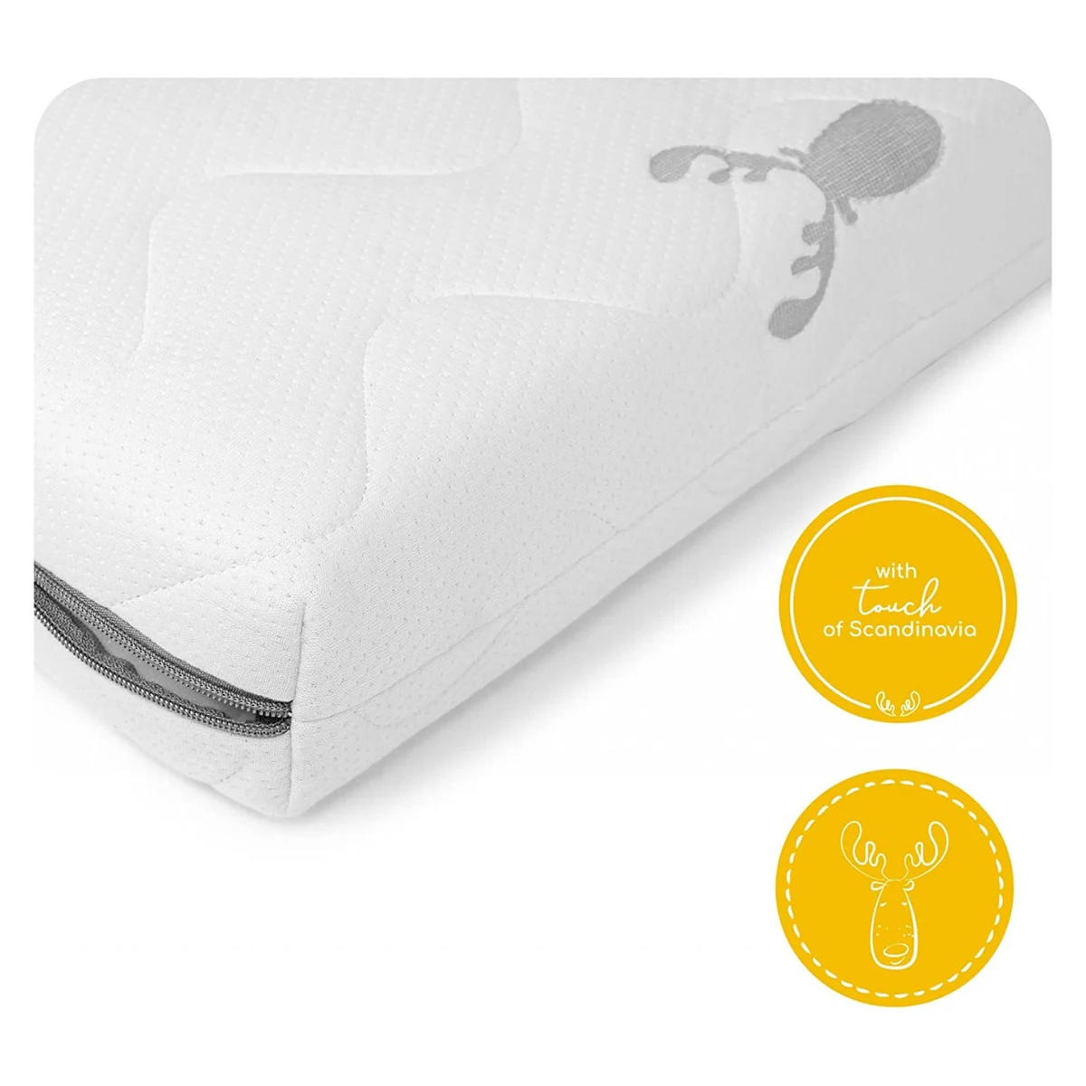 Saltea din spuma copii Skiddou Jens, 120x60x10 cm [8]