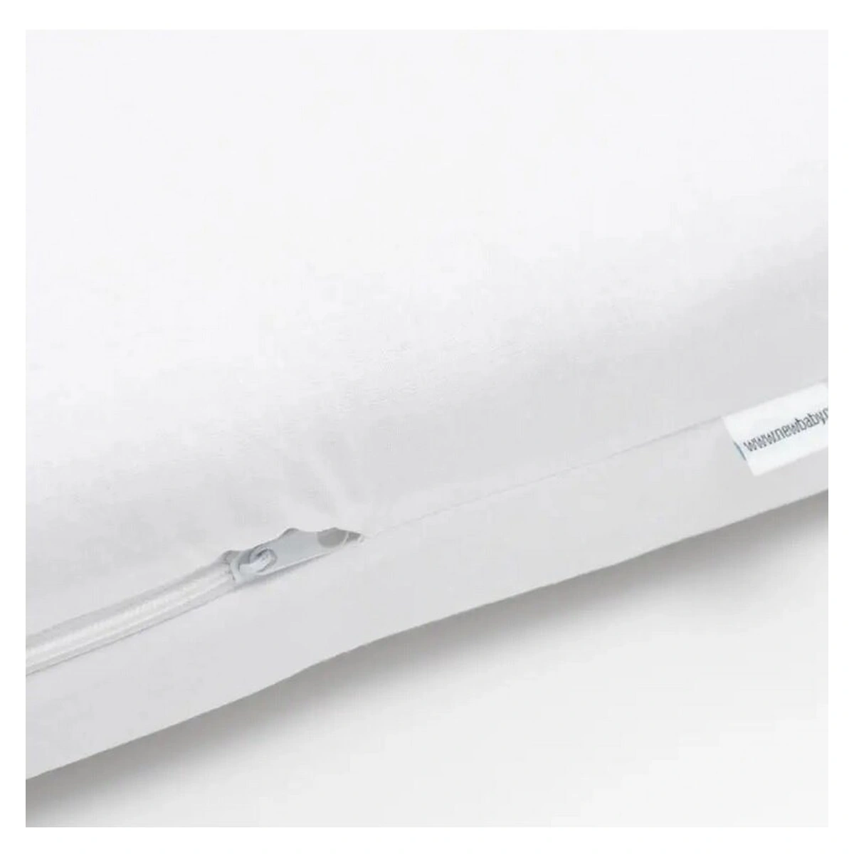 Saltea patut bebe, New Baby, 90x40x5 cm, Din spuma poliuretanica, Cu husa detasabila, Din bumbac, Alb [2]