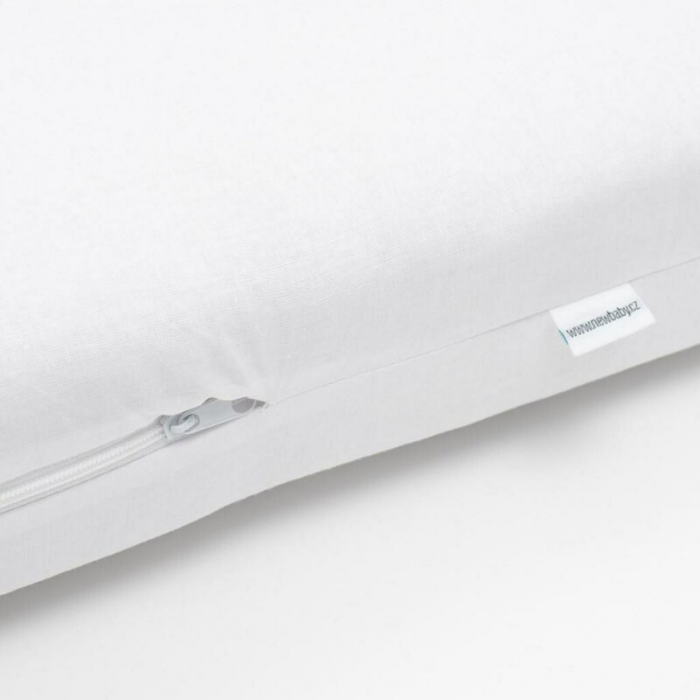 Saltea patut bebe, New Baby, Basic, Din spuma, Cu husa detasabila, 120x60x5 cm, 0 luni+, White [2]