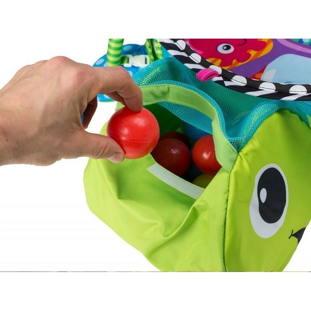 Salteluta de joaca cu bile Ecotoys 88967 Brosca Testoasa - Verde [4]